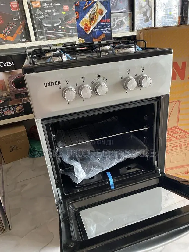 Unitek Standing Gas Stove 4 Burners + Oven Grill · Photo 1