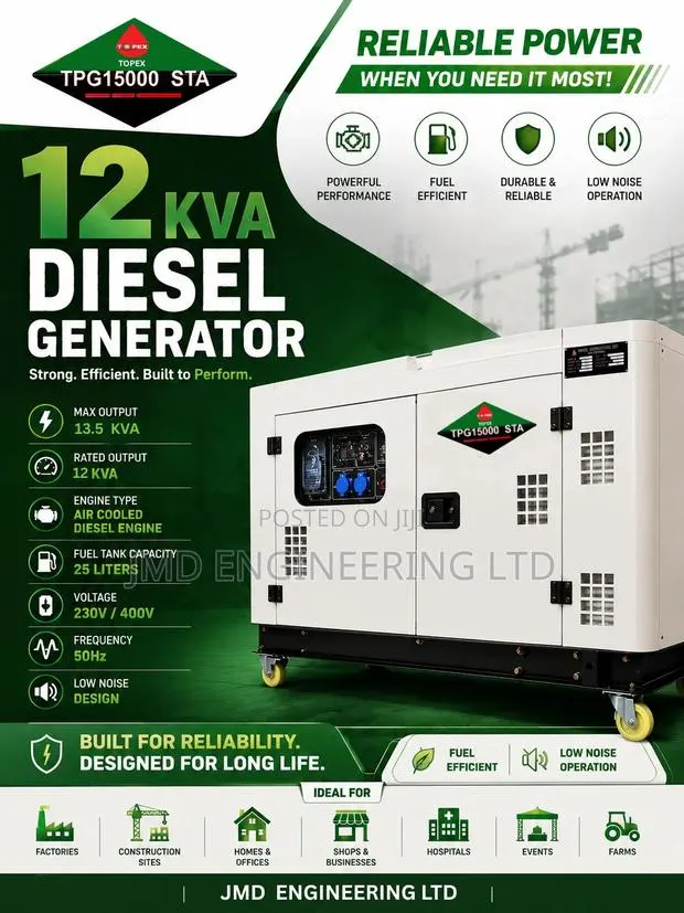 Diesel Generator 12kva · Photo 1