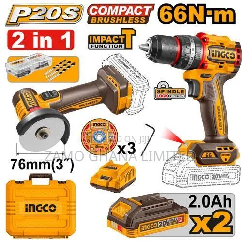 2 PCS Cordless Combo Kit - Ckli20255 · Photo 1