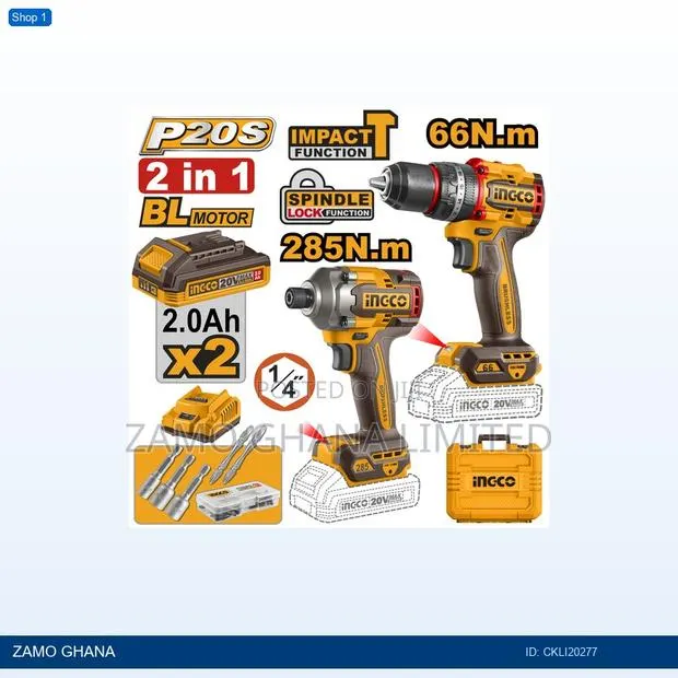 Cordless 2 PCS Combo - Ckli20277 · Photo 1
