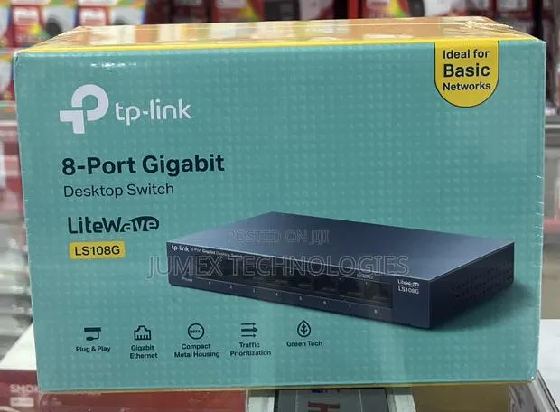 TP-Link 8-Port Gigabit Desktop Switch LiteWave LS108G · Photo 1