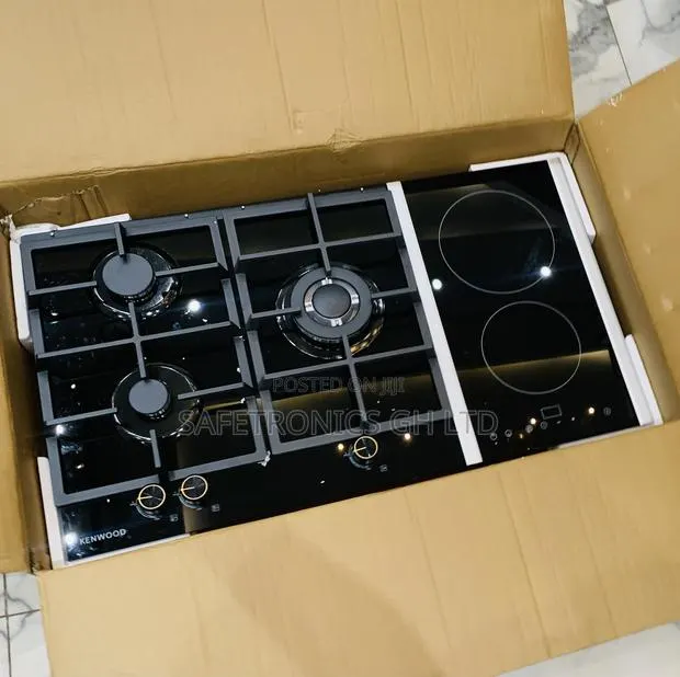 Trust Good Kenwood 5 Burner Inbuilt Cooker Hob. 3 Gas and 2 Electric · Photo 1