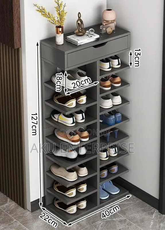 Space-Saving Multi-Layer Shoe Rack 8 Steps · Photo 1
