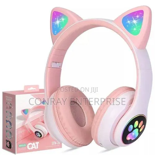 Cat Wireless Headphones. · Photo 1