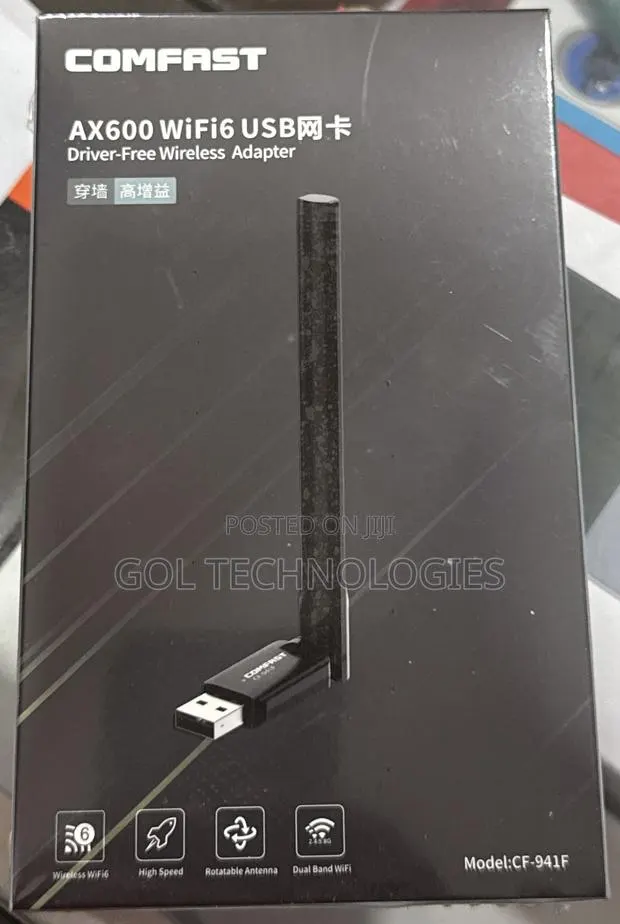 Comfast Ax600 Wifi6 USB Adapter Cf-941f · Photo 1