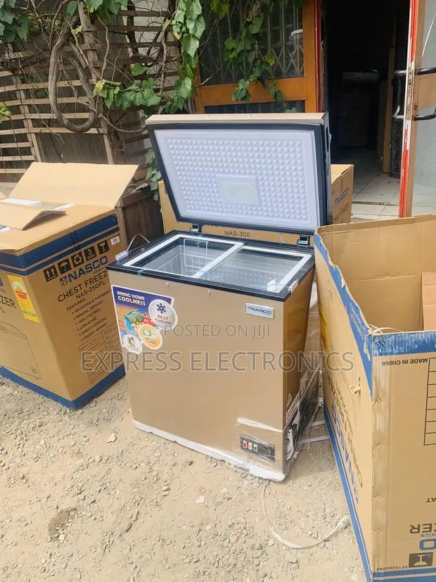 Grab the New Nasco 150L Chest Freezer (NAS-200FL-G)single Door · Photo 1