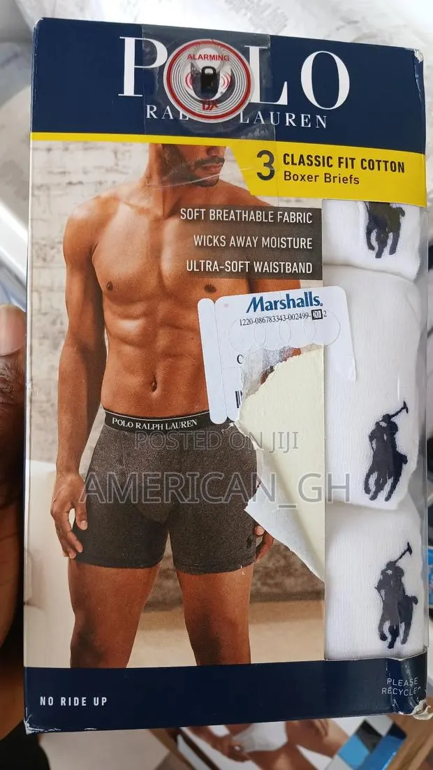 Polo Ralphlauren Classic Fit Cotton Boxer Briefs, Xl · Photo 1