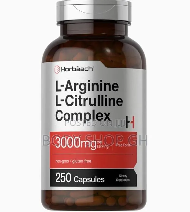 L-Arginine L-Citrulline Complex | 3000mg | 250 Capsules - Nitric Oxide · Photo 1