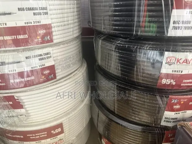 Kaybe Electrical Original Tv Rg6 Coaxial Cable Full Copper · Photo 1