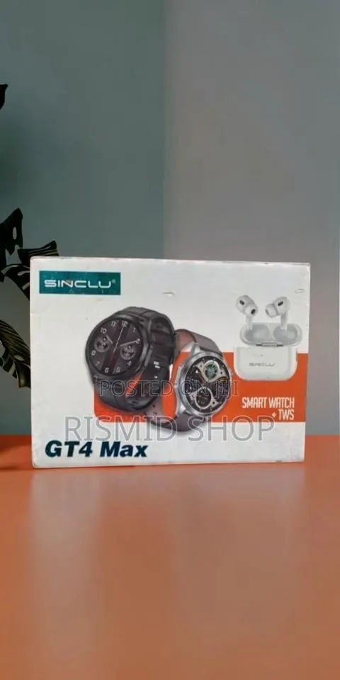 Sinclu Gt4 Max Smart Watch + Bluetooth Headphones · Photo 1