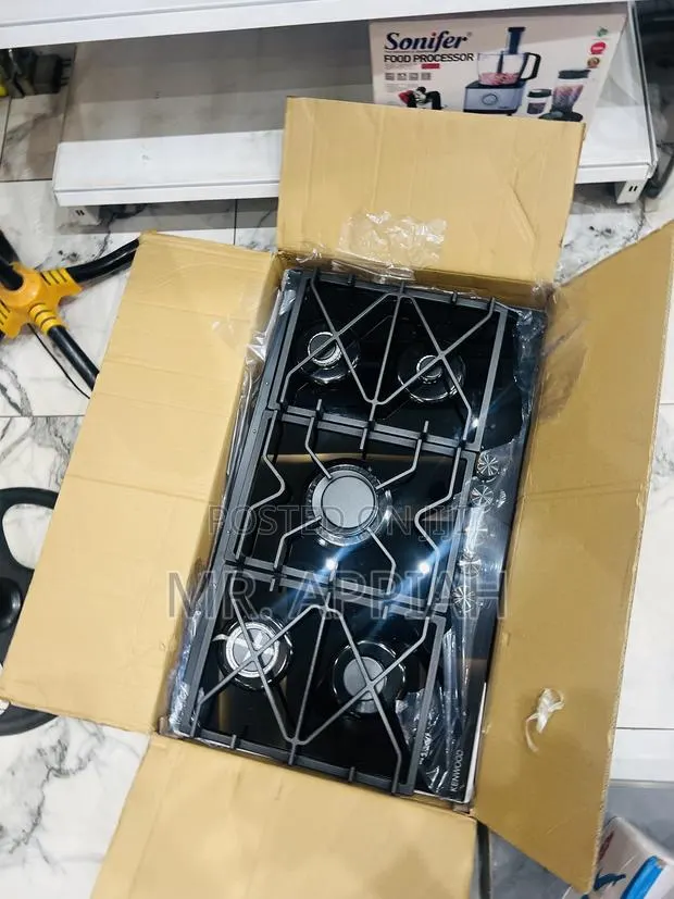 Get Affordable Kenwood 90cm Inbuilt Tempered Glass Hob(Black). · Photo 1
