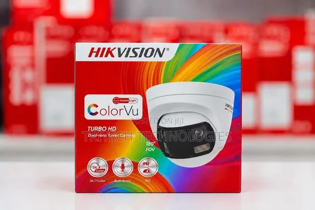 Hikvision Ds-2ce72kf3tp-DLS ColorVu Dual-Lens Fixed Turret Camera · Photo 1