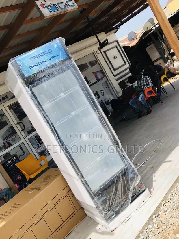 Display Nasco White Glass Singledoor Nasfl360-1dr Fridge · Photo 1
