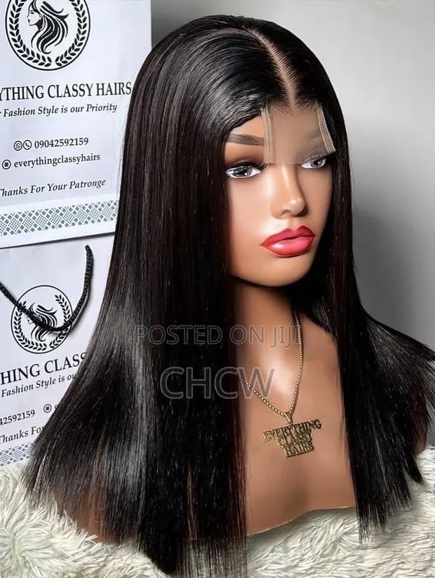 New Beauty Sleek Black Wig With a Kim K Closure · Photo 1