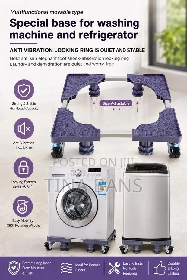 Fridge and Washing Machine Base Stand. · Photo 1