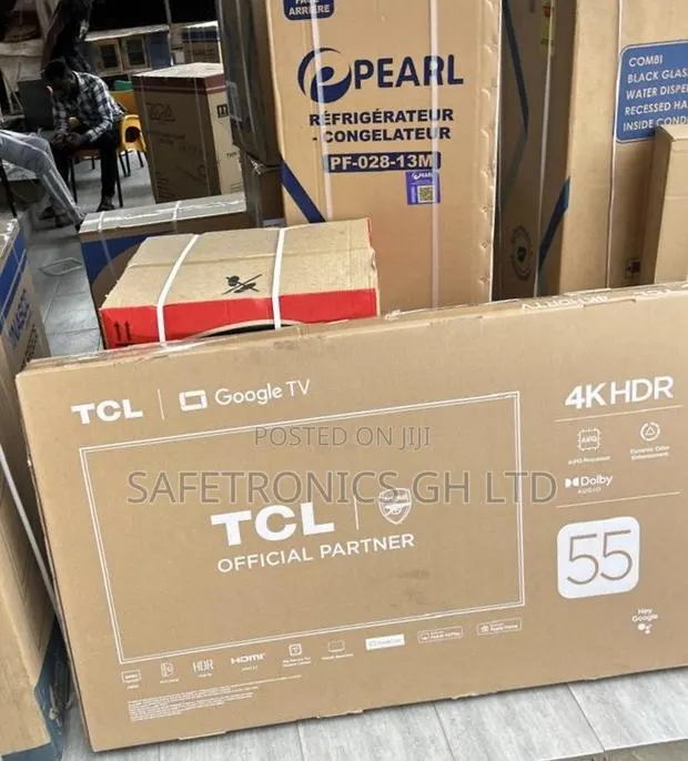Secure TCL P635 55 Inch Frameless Android Smart TV · Photo 1