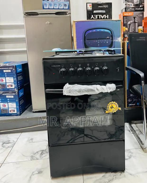 Affordable Volcano 2 Gas With 2 Electric Burner(50x50cm)Black. · Photo 1