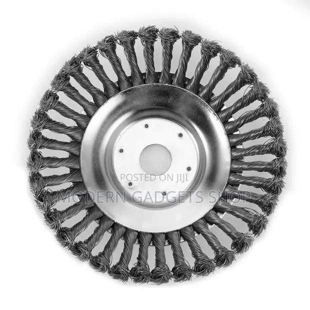 Steel Wire Trimmer Head for Brush Cutter – Twist Knot Wire Brush · Photo 1