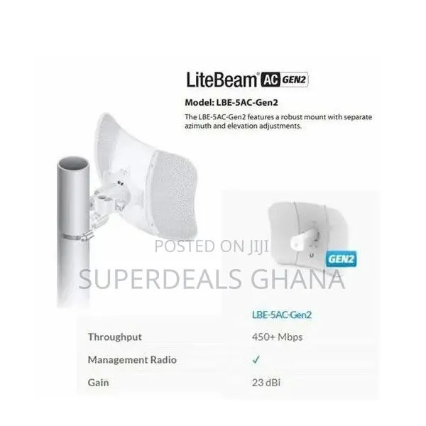 Ubiquiti Litebeam Lbe-5ac-Gen2 Access Point · Photo 1