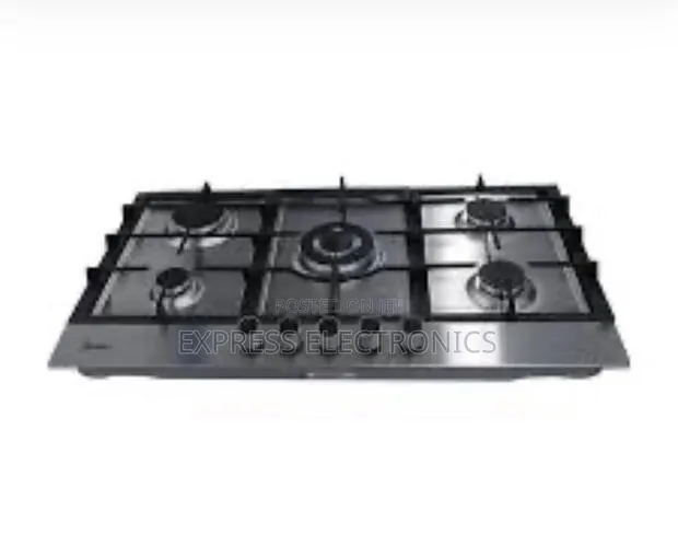 High Quality Midea 90cm 5 Burner Gas Hob| Stainless Steel [90G50ME] · Photo 1