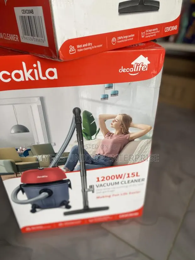 Decakila Wet Dry Vacuum Cleaner-1200w(2in1) · Photo 1