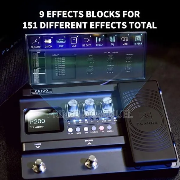 FLAMMA FX100 Guitar Multi-Effects Pedal · Photo 1