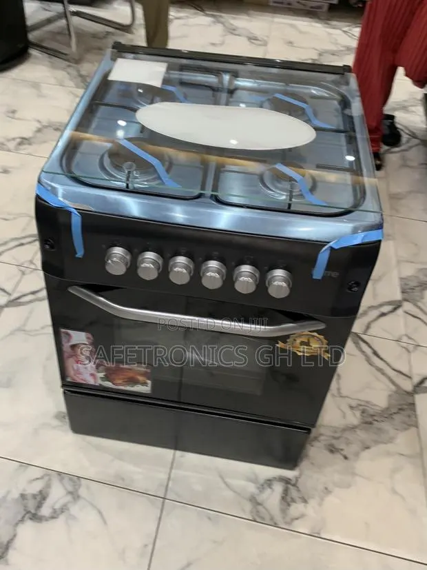 Zealous Black Volcano 50x60 (New Line)4-Burner Freestanding Gas Cooker · Photo 1