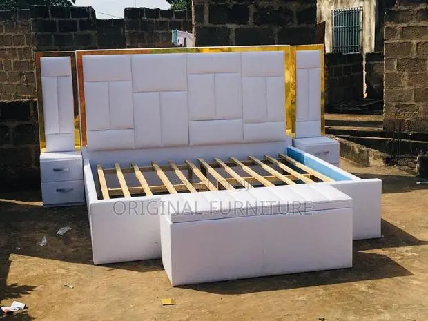 Super King Size Bed Frame Ottoman and Side Drawers Available · Photo 1