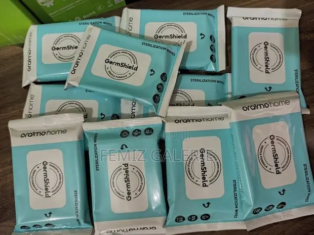 Oraimo Germshield Wipes Alcohol-Free Plant-Based Sterilization Wipes · Photo 1