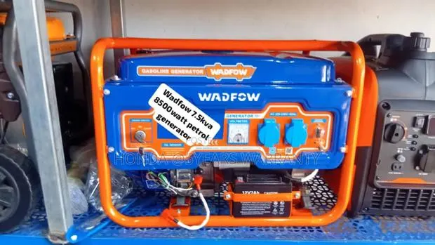 Special and Reliable Wadfow 7.5kva 8500watt Petrol Generator · Photo 1