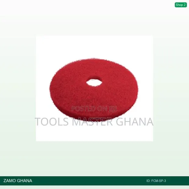 Scouring Pad (3pcs/Pkt) for Floor Cleaning Machine - FCM-Sp-3 · Photo 1