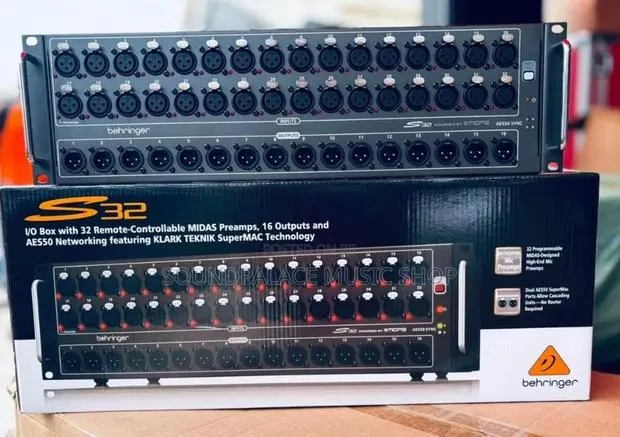 Behringer S32 32-Input/16-Output Digital Stage Box · Photo 1