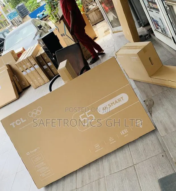 Lastest Black TCL 55p6l 55 Inches Uhd Google Led TV · Photo 1