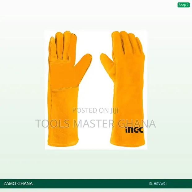 Welding Leather Gloves 14" - Hgvw01 · Photo 1