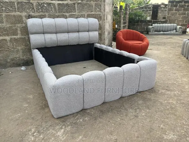 Double Cloud Channel Bed Frame by Woodland Furniture · Photo 1