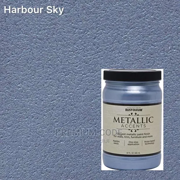 Metallic Accents Paint, Harbour Sky · Photo 1