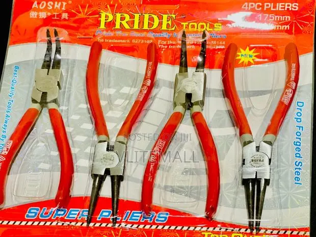 4pcs Circlip Plier Set - Pride Tools (P302D) · Photo 1