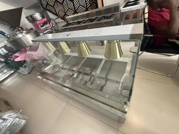 Commercial Tabeltop Bain Marie/Food Warmer 4 Pot With Glass · Photo 1