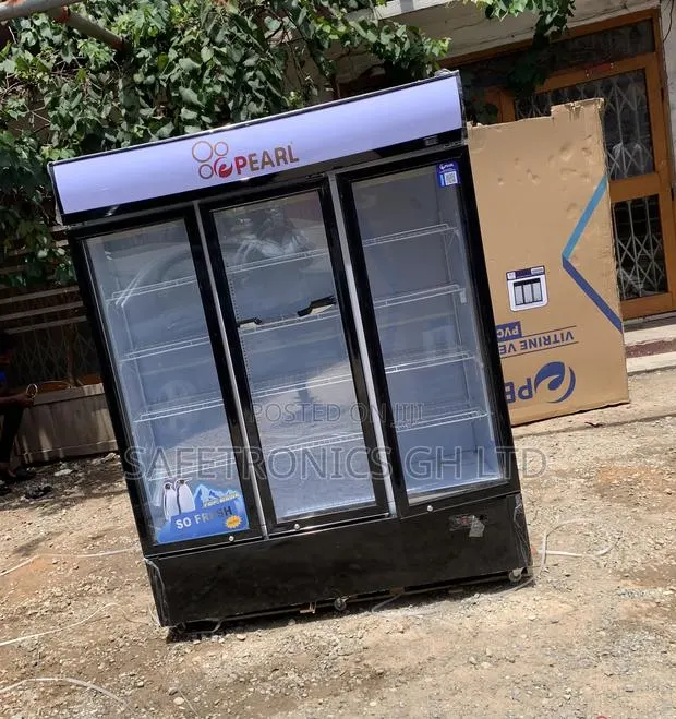 Best Unique Pearl 950 Liters 3 Doors Display Fridge Cooler PVC-150 · Photo 1