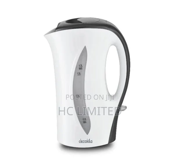 Decakila Electric Kettle - Plastic - 1.7l - 2200w - Kekt027w · Photo 1