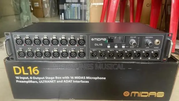 Midas Dl16 16 Input, 8 Output Stage Box · Photo 1