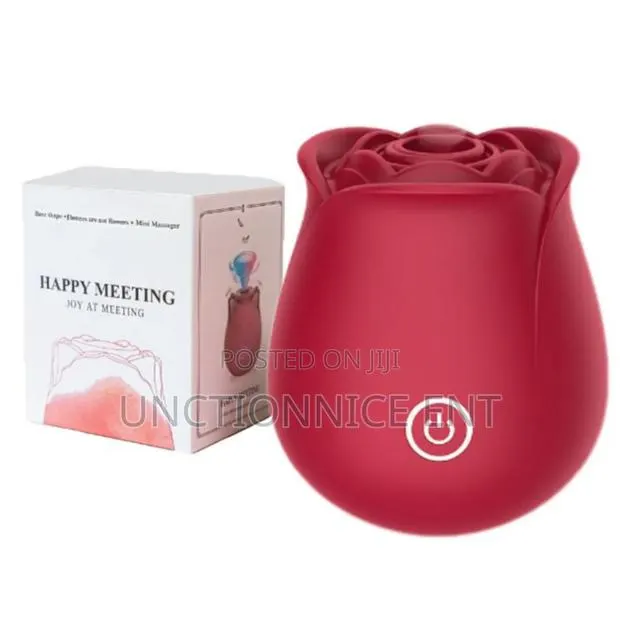 Female Sucking Vibrating Rose Toy - Red · Photo 1