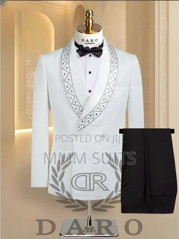 Quality 2-Piece Double-Breaste Tuxedo Turkish Style Men Suit · Photo 1