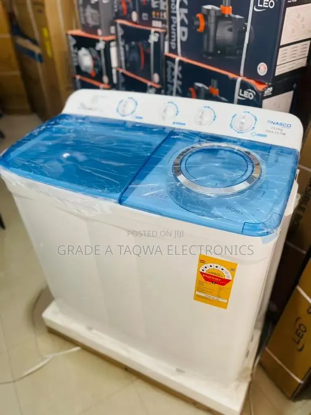 5 Star Energy Nasco 15kg Semi-Automatic Top Load Washing Machine · Photo 1