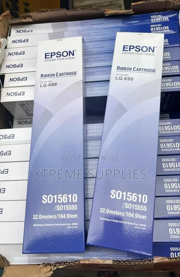 Epson Lq-690 Genuine Ribbon Cartridge · Photo 1