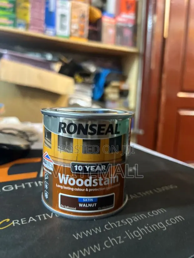 Ronseal Woodstain in Satin Mahogany 250ml · Photo 1