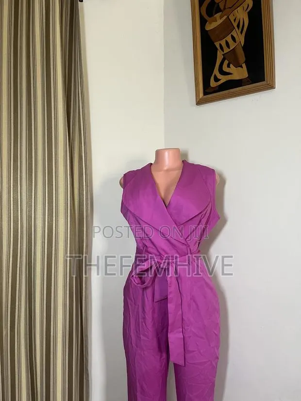 Pink Shein Jumpsuit Thrift · Photo 1