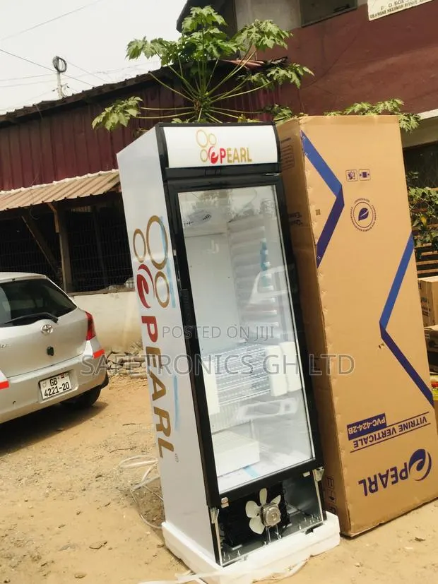 Quality Glass Pearl Singledoor Display PVC-422-2b Fridge · Photo 1