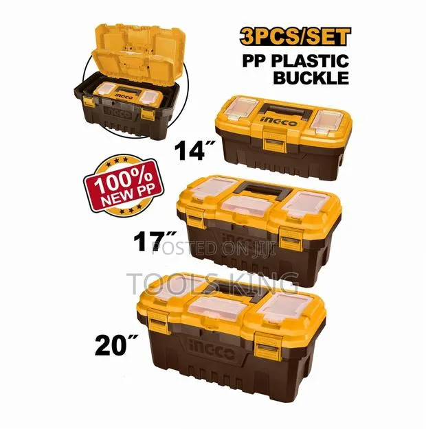 3 PCS Plastic Tool Boxes - Pbxk0301 · Photo 1