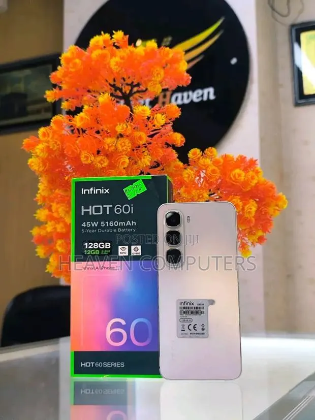 New Infinix Hot 60i 128 GB Gold · Photo 1